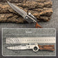 Coltello Pieghevole Portatile in Acciaio Inox per Esterni