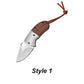 Coltello Pieghevole Portatile in Acciaio Inox per Esterni