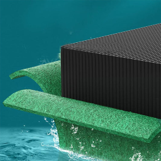 Cubi Filtranti per Acquario con Struttura a Nido d'Ape in Carbone Attivo