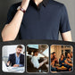 Camicia casual classica a righe da uomo