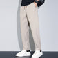 Pantaloni casual da uomo in seta ghiacciata