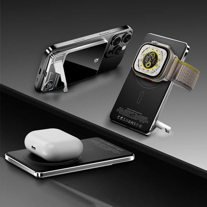 Doppia Modalità Magnetico Power Bank con Supporto