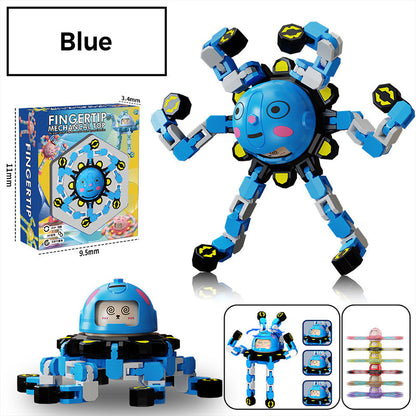 Giocattolo spinner girevole meccanico trasformabile per le dita