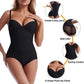 Body modellante con reggiseno | snellente arricciato - vita regolabile