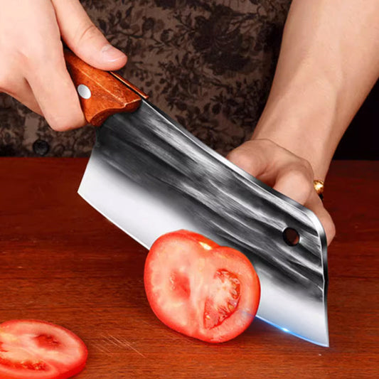 Coltello da Cucina in Acciaio Inossidabile Forgiato per Uso Domestico
