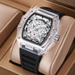 🎁Moda orologi da uomo incavati