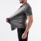 Camicia da Uomo a Maniche Corte con Tessuto Elasticizzato 4-Vie