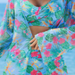 Costume da Bagno Bikini da Donna Alla Moda a Stampato Multicolore 3 Pezzi