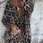💕 Sconto limitato del 50%💕 Top donna girocollo leopardato elasticizzato