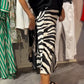 Completo Casual Donna in 2 Pezzi: Blusa con Nodo Frontale & Gonna Midi