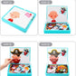Puzzle magnetici Gioco da viaggio per travestire i volti Giocattolo educativo prescolare double face per bambini