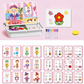 Puzzle magnetici Gioco da viaggio per travestire i volti Giocattolo educativo prescolare double face per bambini