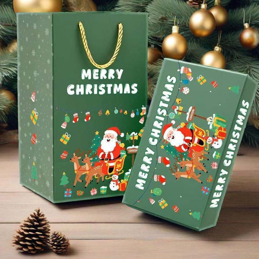 Scatola Regalo di Natale Pieghevole e Rimbalzante Unica