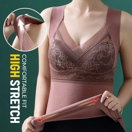 Biancheria Termica 2-in-1 con Reggiseno Integrato