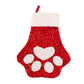 Decorazione Calza di Natale a Forma di Zampa di Gatto Adorabile