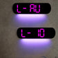 Orologio da parete digitale a LED multifunzionale e decorativo
