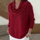 Maglione Elegante e Morbido da Donna con Collo a Sciarpa