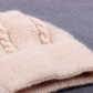 Cappello a Maglia con Sciarpa Integrata