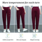 Pantaloni da donna a vita alta in caldo velluto a coste-acquista 2 spedizione gratuita