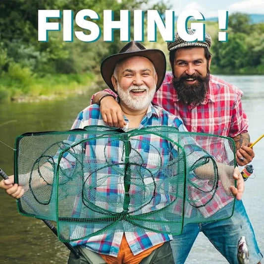 Rete da pesca rinforzata auto-pieghevole