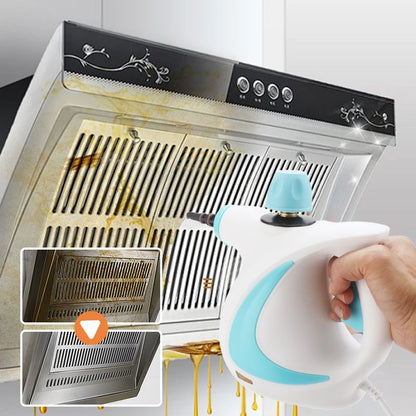 💨 63% DI SCONTO! 🧼 Pulitore a Vapore Portatile 1050W – Pressurizzato, Multi-Superficie & 12 Accessori per una Pulizia Profonda ✨