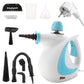 💨 63% DI SCONTO! 🧼 Pulitore a Vapore Portatile 1050W – Pressurizzato, Multi-Superficie & 12 Accessori per una Pulizia Profonda ✨