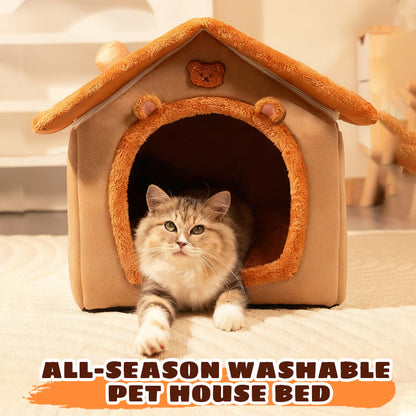Casa Letto Lavabile per Animali Domestici Quattro Stagioni