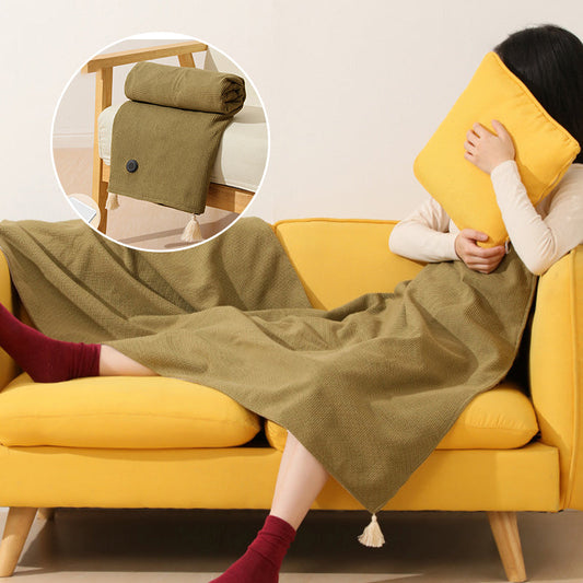 Scialle Morbido Portatile Della Coperta Riscaldata Elettrica Della Chiusura Lampo