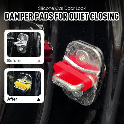🚗 COMPRA 3 OTTIENI 5! ✨ Cuscinetti ammortizzanti in silicone per serrature portiere auto - Tenuta antirumore con design autoadesivo per una chiusura dolce e silenziosa🔇🧤