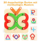 Puzzle Montessori con tessere da incastrare 🎅Idea regalo di Natale!🎁Spedizione gratuita