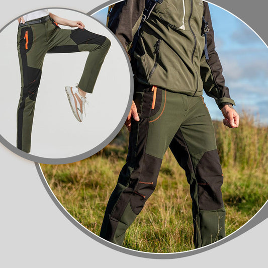 Pantaloni da Trekking Impermeabili e Antivento con Vita Elastico