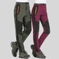 Pantaloni da Trekking Impermeabili e Antivento con Vita Elastico
