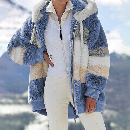 🎅 Vendita calda 49% OFF🔥Cappotto imbottito a contrasto🐑