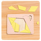 Gioco di puzzle in legno Tangram
