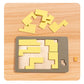 Gioco di puzzle in legno Tangram