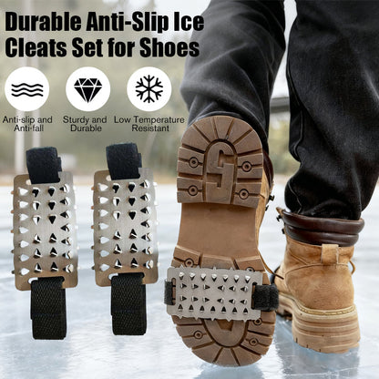 Set di ramponi antiscivolo resistenti per scarpe
