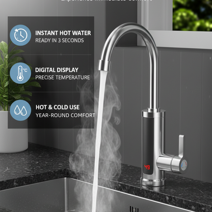 🔈🔈SVENDITA SCONTO DEL 60%💧Rubinetto elettrico scaldacqua istantaneo senza serbatoio