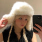 Cappello da Trapper Soffice da Donna con Paraorecchie
