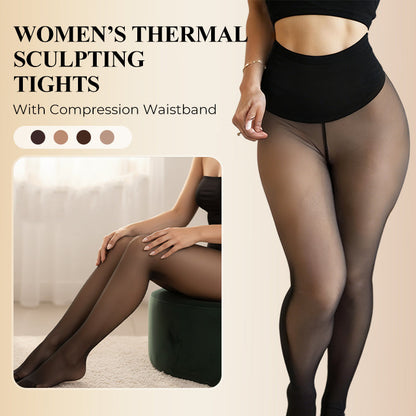 Leggings Modellanti in Pile Sintetico con Cucitura Unica