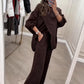⏳Offerta speciale a tempo limitato⏰Set oversize da donna composto da maglione e pantaloni, 2 pezzi
