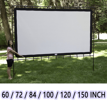 Schermo da cinema gigante portatile per esterni