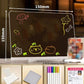 💥【50% OFF】🔥 Lichtgevend Acryl Tekenbord | LED Nachtlampje | Uitwisbaar & Herbruikbaar | Transparant voor Overtrekken | Multifunctionele Standaard voor Telefoon/Tablet | Maten 15/20/20x30cm | Perfect voor Kinderen 🎨