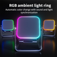 🔊 50% DI SCONTO! ✨ ALTOPARLANTE 5-IN-1 - Bluetooth, Carica ad Induzione & Supporto Regolabile, Suono HD 20W con Luci RGB, Perfetto per Casa e Ufficio 🎶📱