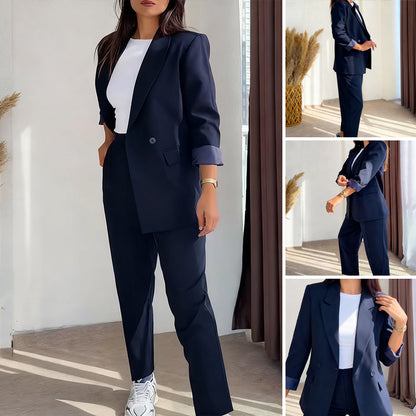 🔈🔈50% di sconto🔥Set 2 pezzi blazer e pantaloni classici da donna