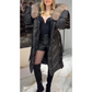 🔥Offerte speciali-Elegante cappotto casual da donna in cotone con collo di pelliccia