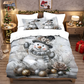 Set Copripiumino Natalizio 3 Pezzi