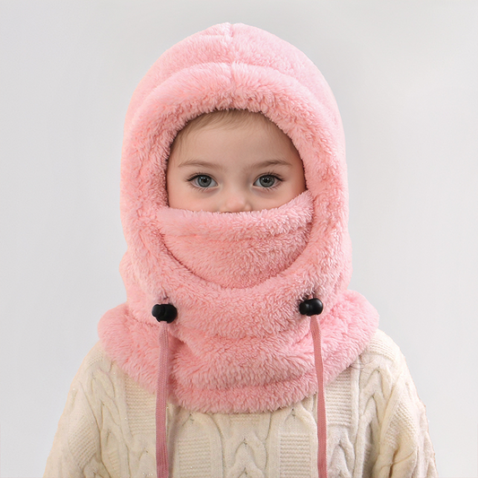 Cappello Invernale Morbido Tutto-in-Uno per Bambini