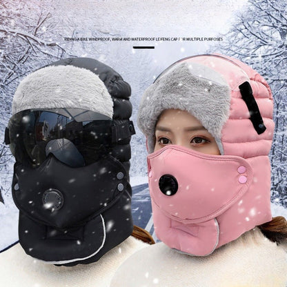 Cappello Termico con Maschera Staccabile e Valvola di Respirazione