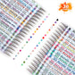 Set di penne gel multicolori per disegnare e colorar