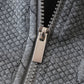 Maglione da uomo casual a trecce con mezza zip